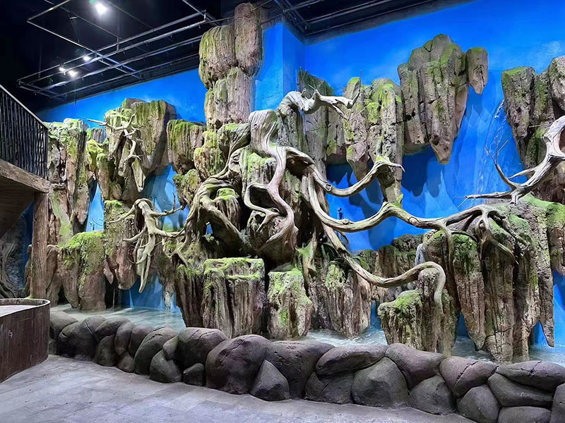 大型亚洲麻豆视频黄色在线假山效果图