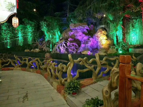 水泥假树护栏 水泥假树护栏